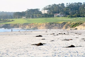 Beach and Pebble-Beach golf 